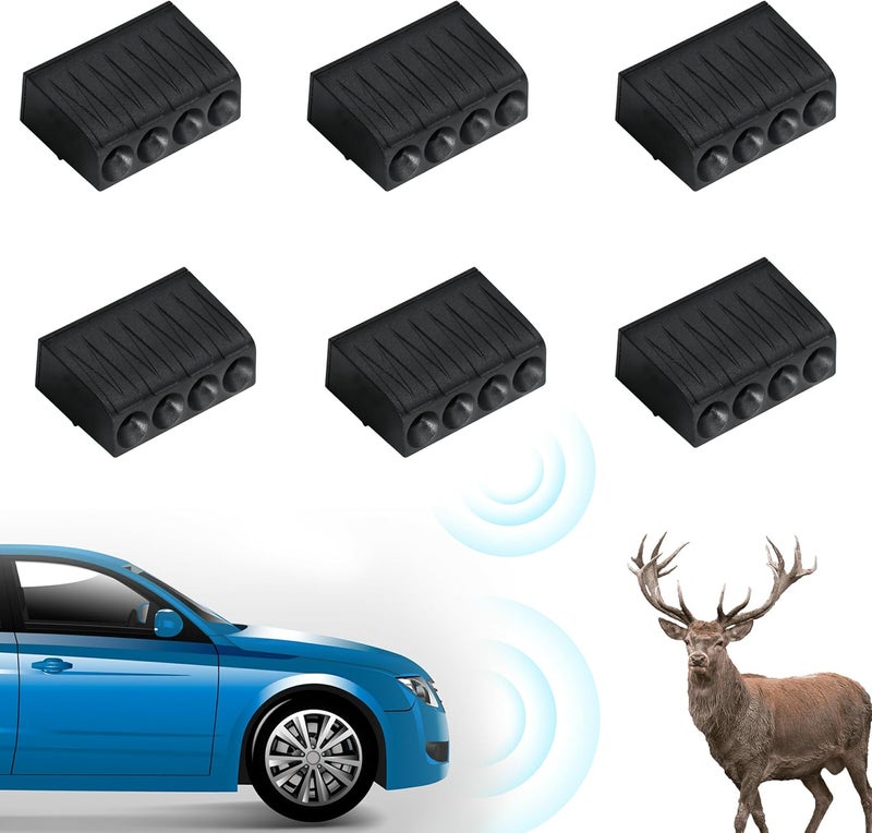 jomjeu Store Deer Whistles for Vehicles - Truck Car Motorcycle Deer Horns for Vehicles 4-Horns Deer Alerts for Vehicles Better Effect Deer Deterrent for Cars - Ideal for Drivers, Commuters, Outdoor Enthusiasts - Image 1